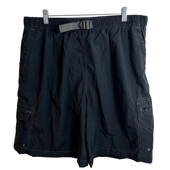 Columbia Cascade Creek II Water Short Mens Size XL Black 9" Inseam UPF 50 - Picture 1 of 4